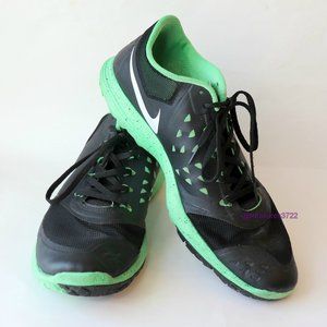 Nike FS Lite 2 Trainer Sneakers Black Green Sz 13